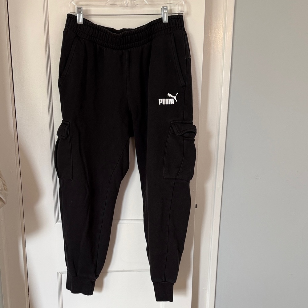 PUMA Black Jogger Sweatpants